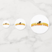 Kürbishexe Konfetti (Vorderseiten)