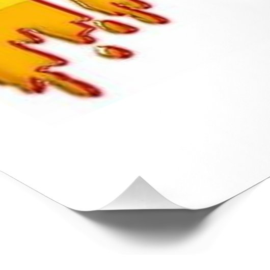 Kürbishexe Poster (Ecke)