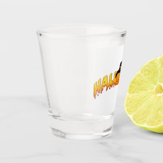 Kürbishexe Schnapsglas (Links)