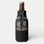 Kürbisjägerin Halloween für Monster Truc Flaschenkühler (Flasche Rückseite)