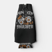 Kürbisjägerin Halloween für Monster Truc Flaschenkühler (Rückseite)