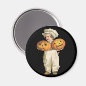 Kürbisjunge Magnet (Vorderseite/Rückseite)