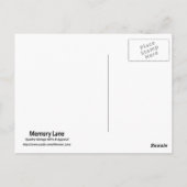 Kürbisjunge Postkarte (Rückseite)