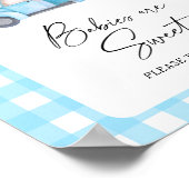 Kürbiskahn - Babys sind ein süßes Poster (Ecke)