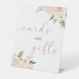 Kürbiskarten und Geschenke Babyduschtenschild Sockelschild