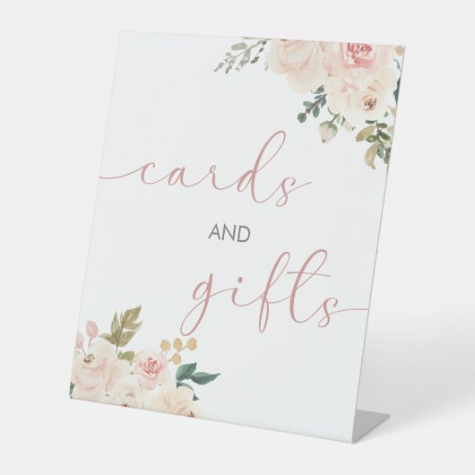 Kürbiskarten und Geschenke Babyduschtenschild Sockelschild (Vorderseite)