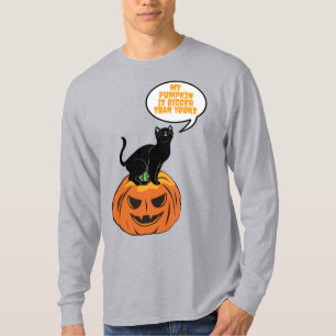 Kürbiskatze, Halloween-T - Shirt