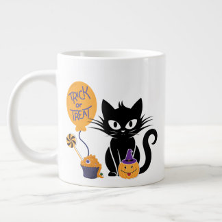 Kürbiskatze Jumbo-Tasse