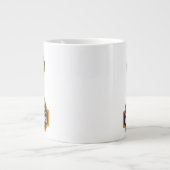 Kürbiskatze Jumbo-Tasse (Vorderseite)