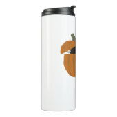 Kürbiskatze Klassischer T - Shirt_1 Thermosbecher (Nach links gedreht)