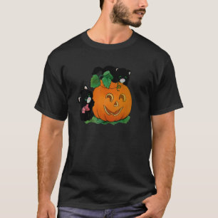 Kürbiskatzen Kürbislaterne KatzenHalloween C T-Shirt