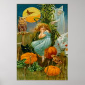 Kürbiskatzenjacke Poster (Vorne)