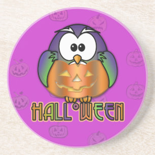 Kürbiskauz Getränkeuntersetzer