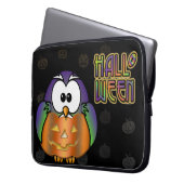 Kürbiskauz Laptopschutzhülle (Vorderseite Links)