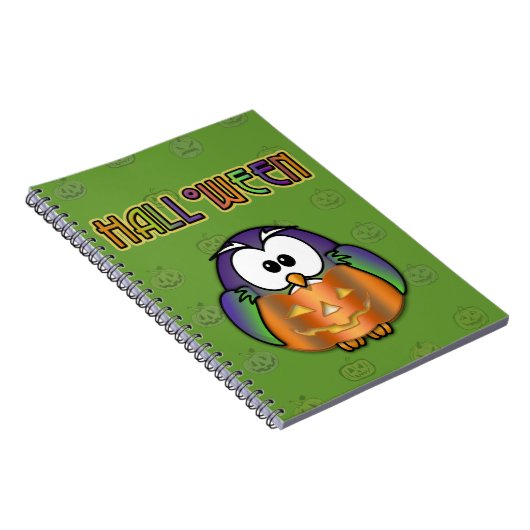 Kürbiskauz Notizblock (Rechte Seite)