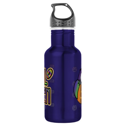 Kürbiskauz Trinkflasche (Rückseite)