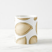 Kürbiskernmuster Kaffeetasse (Mittel)