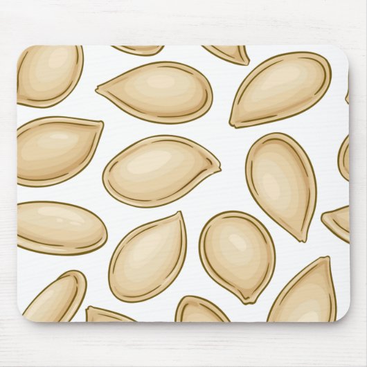 Kürbiskernmuster Mousepad (Vorne)