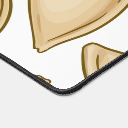 Kürbiskernmuster Schreibtischunterlage (Ecke)