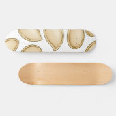 Kürbiskernmuster Skateboard (Horizontal)