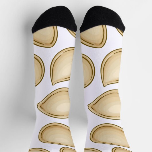 Kürbiskernmuster Socken (Oben)