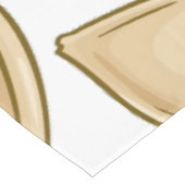 Kürbiskernmuster Tischdecke (Schrägansicht)