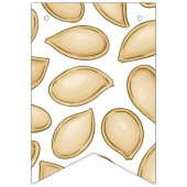 Kürbiskernmuster Wimpelkette (Erste Fahne)