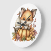 Kürbiskins, einfach herumhängend große wanduhr (Winkel)