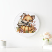 Kürbiskins, einfach herumhängend große wanduhr (Zuhause)