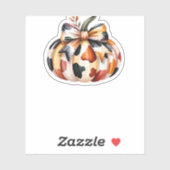 Kürbisklassischer T - Shirt Aufkleber (Blatt)