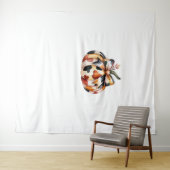 Kürbisklassischer T - Shirt Wandteppich (Beispiel (Horizontal))