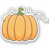 Kürbiskleber Aufkleber (Vorderseite)