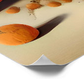 Kürbisknochen Poster (Ecke)