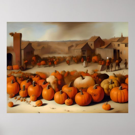 Kürbisknochen Poster (Vorne)