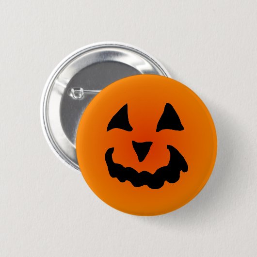 Kürbisknopf Button (Vorne & Hinten)