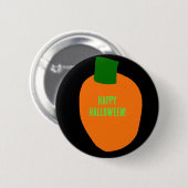 Kürbisknöpfchen Button (Vorne & Hinten)