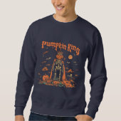 Kürbiskönig | ExDesigner | Halloween Sweatshirt (Vorderseite)
