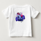 Kürbiskönigin Baby T-shirt (Rückseite)
