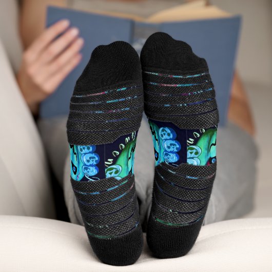 Kürbiskönigin Socken (Unterseite)