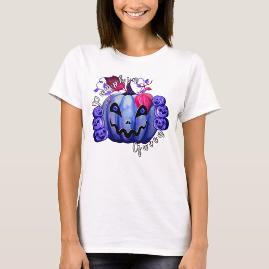 Kürbiskönigin T-Shirt (Vorderseite)