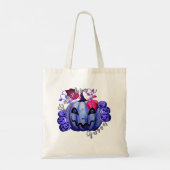 Kürbiskönigin Tragetasche (Rückseite)