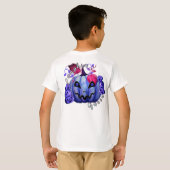 Kürbiskönigin (vorne+hinten) T-Shirt (Schwarz voll)