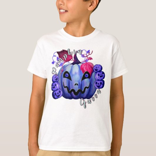 Kürbiskönigin (vorne+hinten) T-Shirt (Vorderseite)