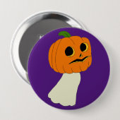 Kürbiskopf Button (Vorne & Hinten)