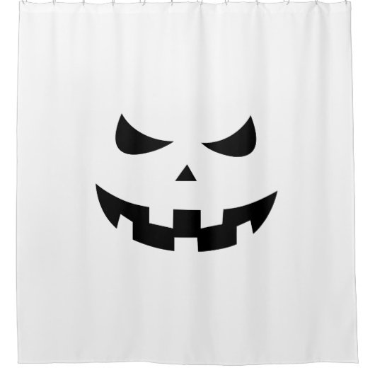 Kürbiskopf Duschvorhang (Vorderseite)