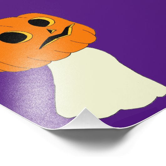 Kürbiskopf Fotodruck (Ecke)