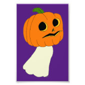 Kürbiskopf Fotodruck (Vorne)