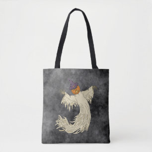 Kürbiskopf-Geist Halloween-Kunst Tasche