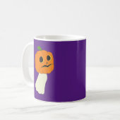 Kürbiskopf Kaffeetasse (Vorderseite Links)