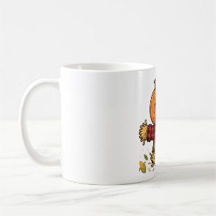 Kürbiskopf-Vogelscheuche Süße Halloween Herbst Kun Kaffeetasse